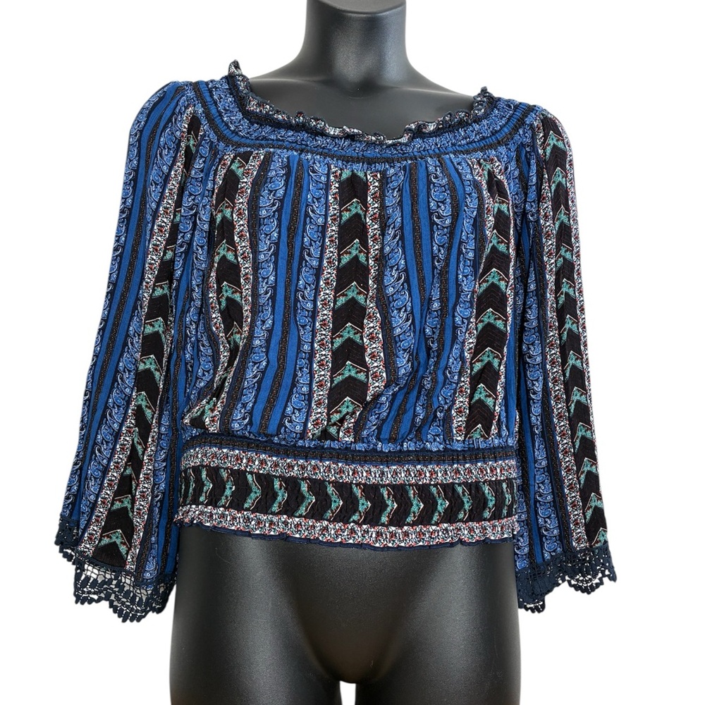American Rag Boho Off Shoulder Women's Top 2X NEW